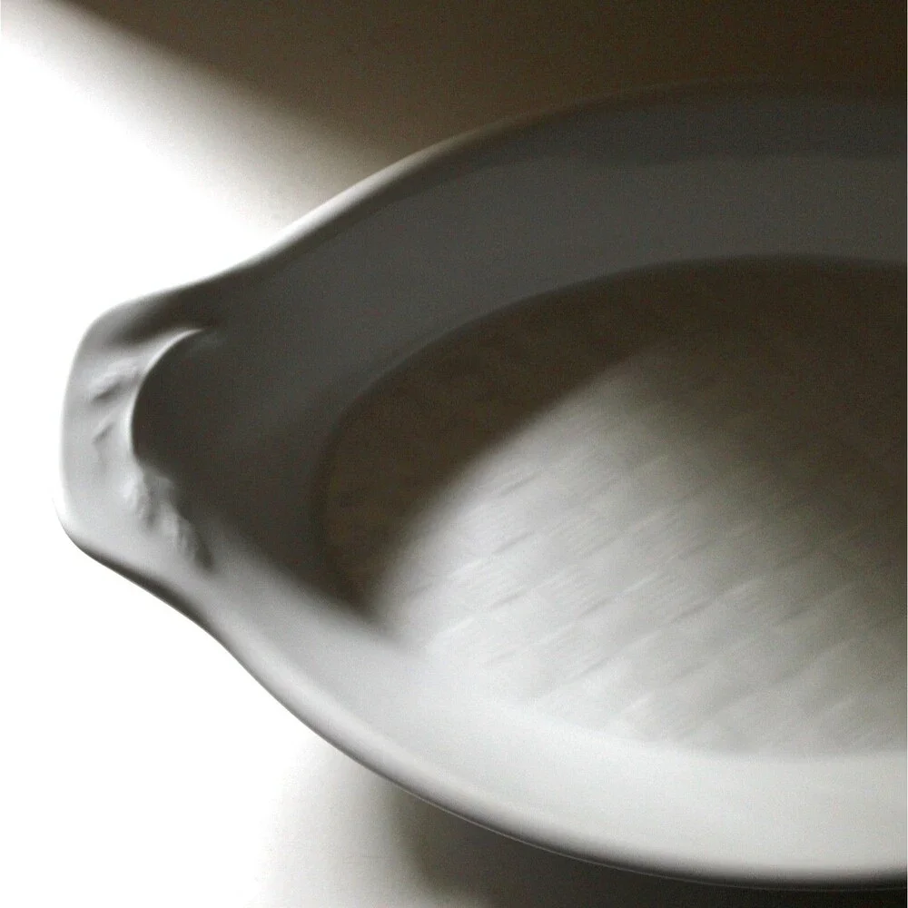 Royal Worcester Baker Gourmet Oven basketweave white England casserole 13.5